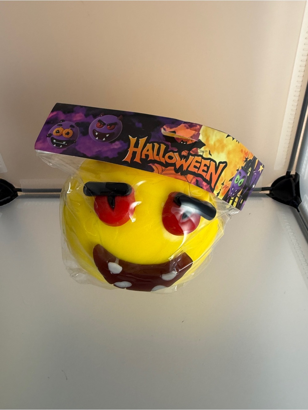 Halloween Ghost Ball Extra Soft Squishy Toy Yellow